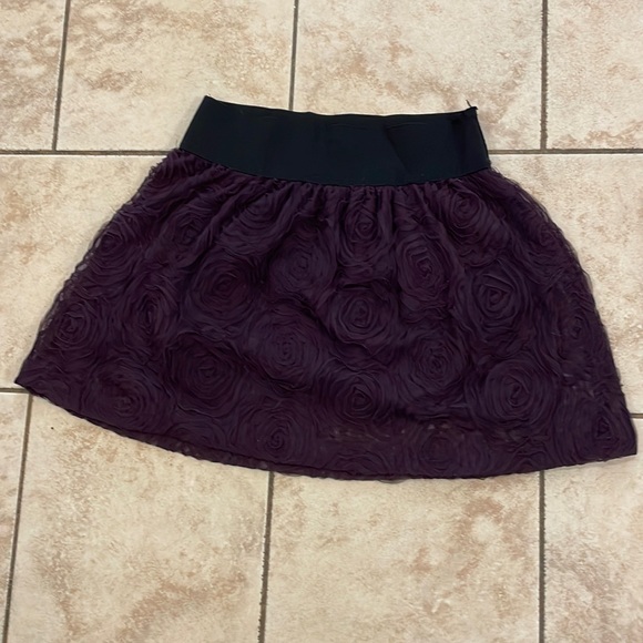 Textured rose purple skirt - Picture 4 of 5